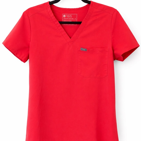 Figs Pants - Figs Salmon Red set: top +Zamora joggers